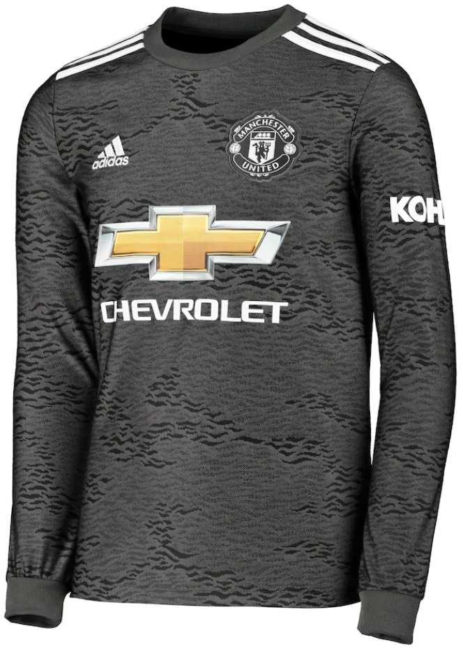 Camisa oficial Adidas Manchester United 2020 2021 II jogador manga comprida
